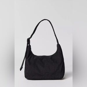 BAGGU Mini Nylon Shoulder Bag in Black - NWT
